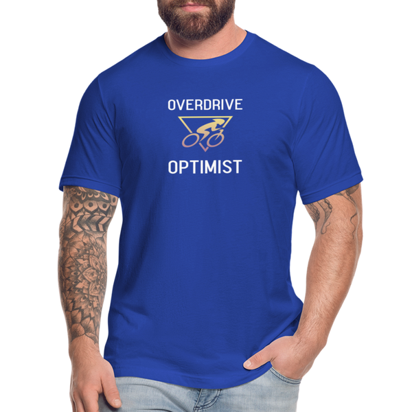 "Overdrive Optimist" - royal blue