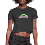 "More Dancing!" - Women's CROPPED T-Shirt - deep heather