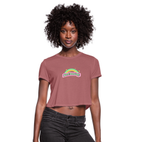 "More Dancing!" - Women's CROPPED T-Shirt - mauve