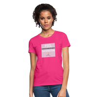 "Inner Satisfaction" - Be Stronger, Women's Classic T-Shirt - fuchsia