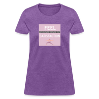 "Inner Satisfaction" - Be Stronger, Women's Classic T-Shirt - purple heather