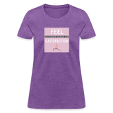 "Inner Satisfaction" - Be Stronger, Women's Classic T-Shirt - purple heather