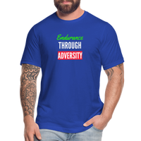 "Endurance Through Adversity" - Unisex Jersey T-Shirt - royal blue