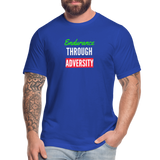 "Endurance Through Adversity" - Unisex Jersey T-Shirt - royal blue