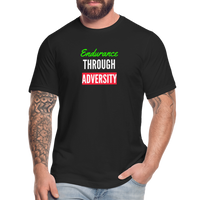 "Endurance Through Adversity" - Unisex Jersey T-Shirt - black