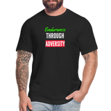 "Endurance Through Adversity" - Unisex Jersey T-Shirt - black