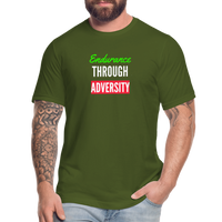 "Endurance Through Adversity" - Unisex Jersey T-Shirt - olive