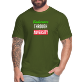 "Endurance Through Adversity" - Unisex Jersey T-Shirt - olive