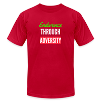 "Endurance Through Adversity" - Unisex Jersey T-Shirt - red