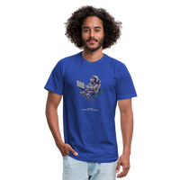 Unisex Jersey T-Shirt by Bella + Canvas - royal blue