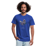 Unisex Jersey T-Shirt by Bella + Canvas - royal blue