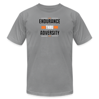 "4 Orange Diamonds" - Endurance Through Adversity, Unisex Jersey T-Shirt - slate