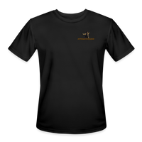 "Affirmative Gear" - Dual Sided Logo, Moisture Wicking Performance T-Shirt - black