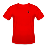 "Affirmative Gear" - Dual Sided Logo, Moisture Wicking Performance T-Shirt - red