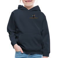 "Affirmative Gear" - Dual Sided Logo, KID'S Unisex Premium Hoodie - navy