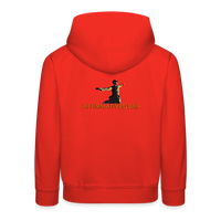 "Affirmative Gear" - Dual Sided Logo, KID'S Unisex Premium Hoodie - red