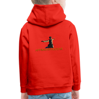 "Affirmative Gear" - Dual Sided Logo, KID'S Unisex Premium Hoodie - red