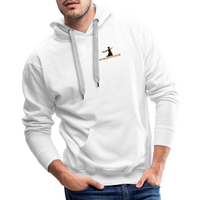 "Affirmative Gear" - Dual Sided Logo, MENS Premium Hoodie - white