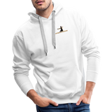 "Affirmative Gear" - Dual Sided Logo, MENS Premium Hoodie - white