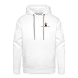 "Affirmative Gear" - Dual Sided Logo, MENS Premium Hoodie - white