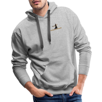 "Affirmative Gear" - Dual Sided Logo, MENS Premium Hoodie - heather grey