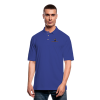 Men's Pique Polo Shirt - royal blue