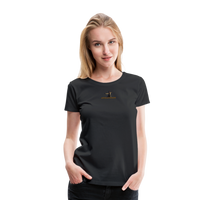 "Affirmative Gear.com" - With Small Brand Logo, WOMEN'S Premium T-Shirt - black