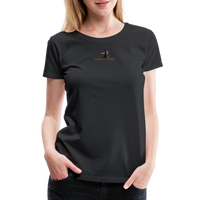 "Affirmative Gear.com" - With Small Brand Logo, WOMEN'S Premium T-Shirt - black