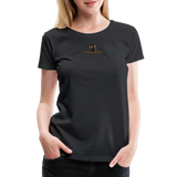 "Affirmative Gear.com" - With Small Brand Logo, WOMEN'S Premium T-Shirt - black