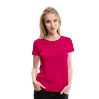 "Affirmative Gear.com" - With Small Brand Logo, WOMEN'S Premium T-Shirt - dark pink