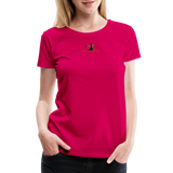 "Affirmative Gear.com" - With Small Brand Logo, WOMEN'S Premium T-Shirt - dark pink