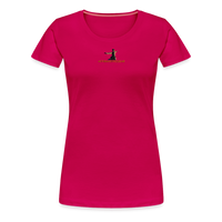 "Affirmative Gear.com" - With Small Brand Logo, WOMEN'S Premium T-Shirt - dark pink