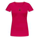 "Affirmative Gear.com" - With Small Brand Logo, WOMEN'S Premium T-Shirt - dark pink