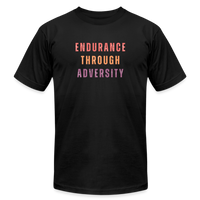 "Aspire" - "Endurance Through Adversity" - Unisex Jersey T-Shirt - black