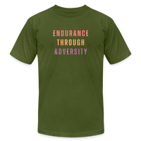 "Aspire" - "Endurance Through Adversity" - Unisex Jersey T-Shirt - olive