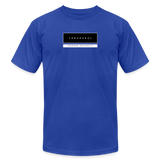 "Black Box" - Endurance Through Adversity, Unisex Jersey T-Shirt - royal blue