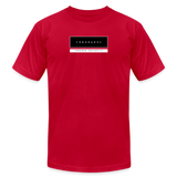 "Black Box" - Endurance Through Adversity, Unisex Jersey T-Shirt - red