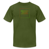 "Endurance Through Adversity" - Unisex Jersey T-Shirt - olive