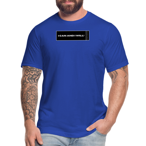 "I Can And I Will!" - Other Fun Tees, Unisex Jersey T-Shirt - royal blue