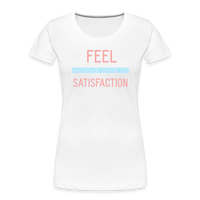 "Inner Satisfaction" - Be Stronger, Women's Premium Organic T-Shirt - white