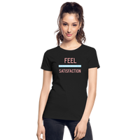 "Inner Satisfaction" - Be Stronger, Women's Premium Organic T-Shirt - black