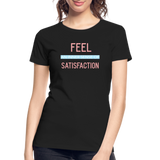 "Inner Satisfaction" - Be Stronger, Women's Premium Organic T-Shirt - black