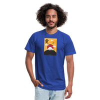 "Mt Fuji" - Other Fun Tees, Unisex Jersey T-Shirt - royal blue