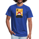 "Mt Fuji" - Other Fun Tees, Unisex Jersey T-Shirt - royal blue