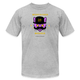 "Mustached Mouser" - FAR OUT Unisex Jersey T-Shirt - heather gray