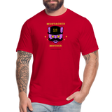 "Mustached Mouser" - FAR OUT Unisex Jersey T-Shirt - red