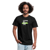 "My Best Life in Lime" - Other Fun Tees, Unisex Jersey T-Shirt - black