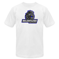 "Relentless Cannot Be Defeated" - Unisex Jersey T-Shirt - white
