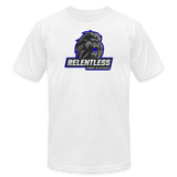 "Relentless Cannot Be Defeated" - Unisex Jersey T-Shirt - white