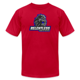 "Relentless Cannot Be Defeated" - Unisex Jersey T-Shirt - red